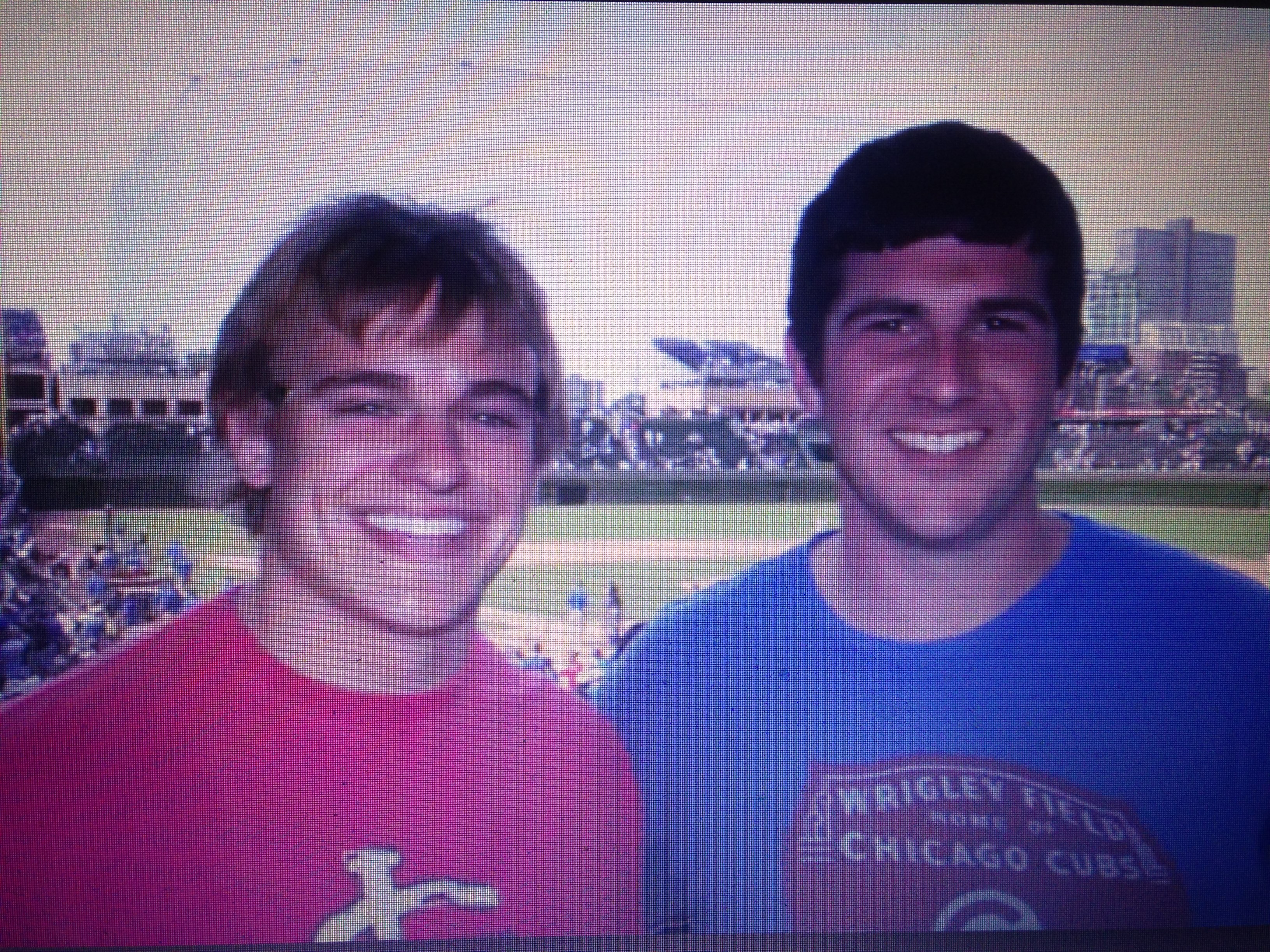 Andrew and Ted, Wrigley Field