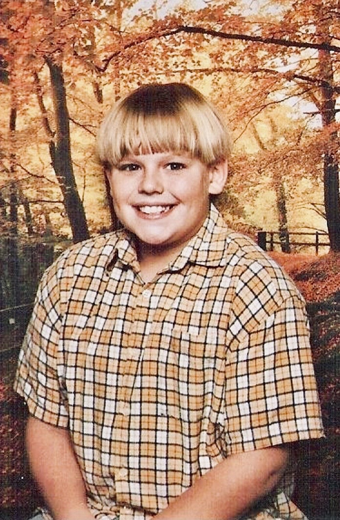 Ted as a child